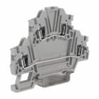 CABUR - Morsetto a molla 1.5mm2, 2 piani, grigio.