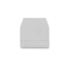CABUR - Piastrina terminale per HMM.4, HTE.4, colore grigio, modello HMT.4/PT/GR.