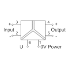 CABUR - Convertitore analogico 4-20mA/4-20mA con isolamento galvanico.