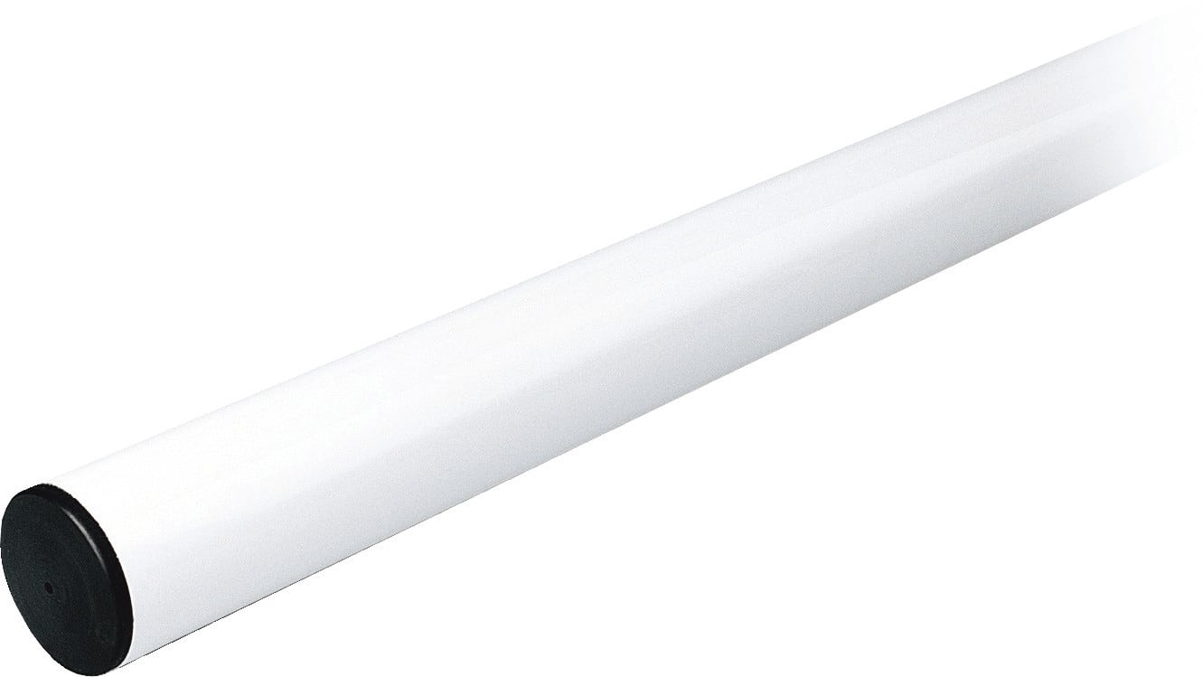 CAME - Asta tubolare in alluminio verniciato bianco, Ø 100 mm, lunghezza 6850 mm.
