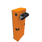 CAME - Barriera in acciaio zincato e verniciato con predisposizione per accessori GARD 6500 BARR 230V MOT 24V.