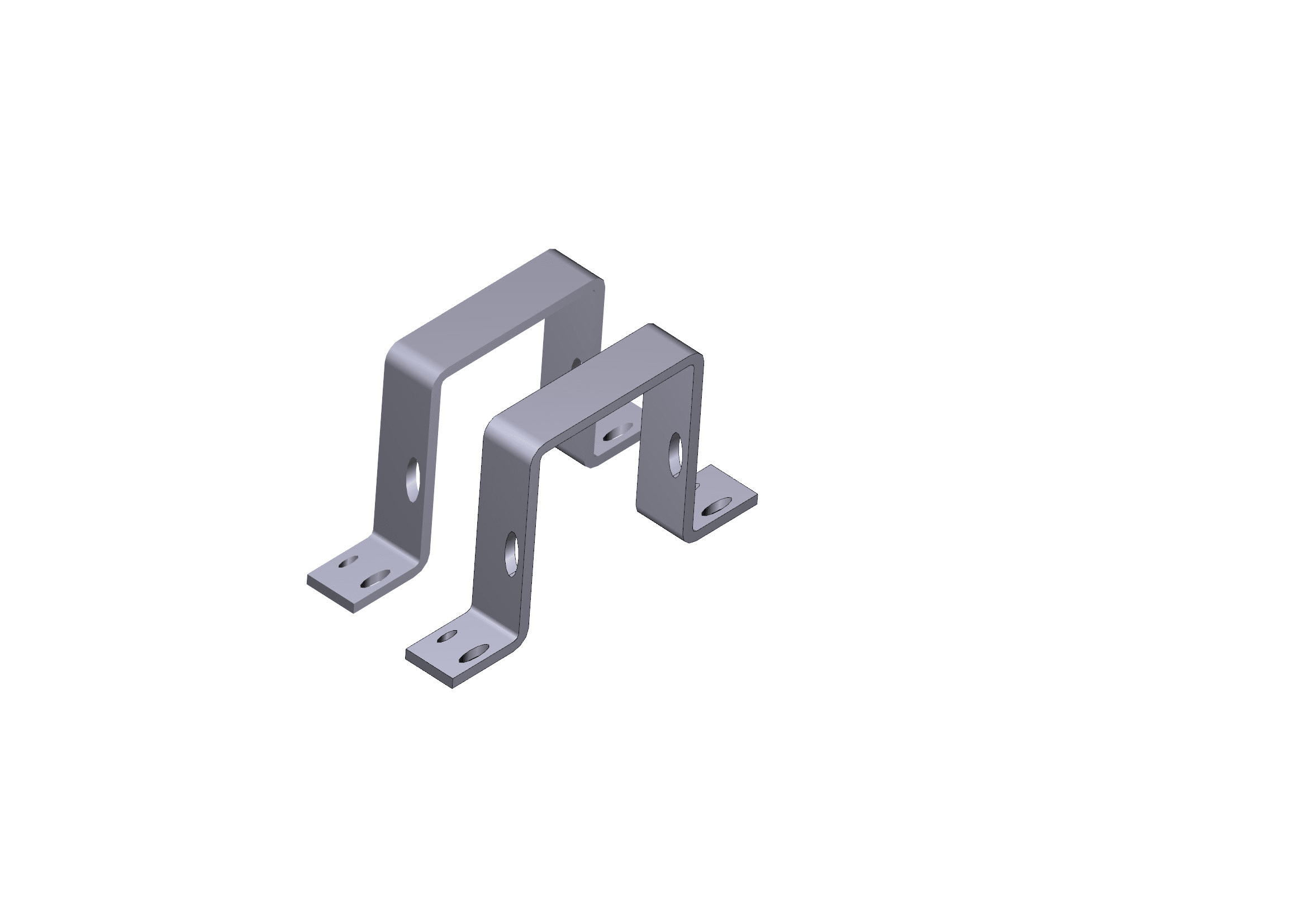 CAME - Staffe di fissaggio a soffitto motoriduttore V6000.