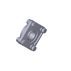 CAME - Flangia supporto albero sbarra G12000.