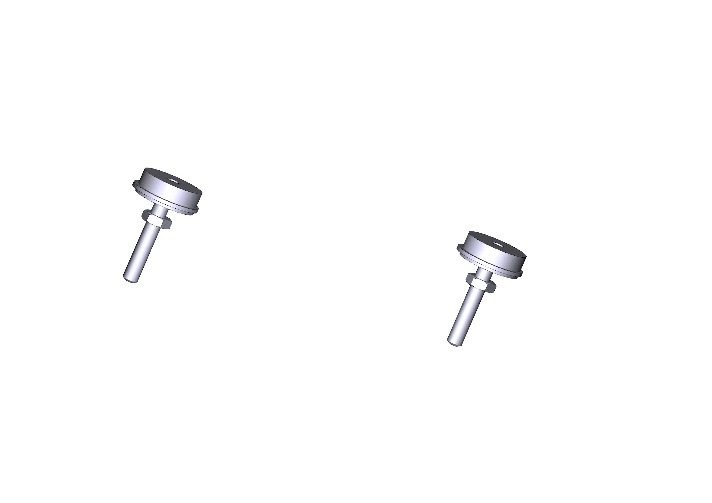 CAME - Ammortizzatori braccio gard 8 2pz per barriera.