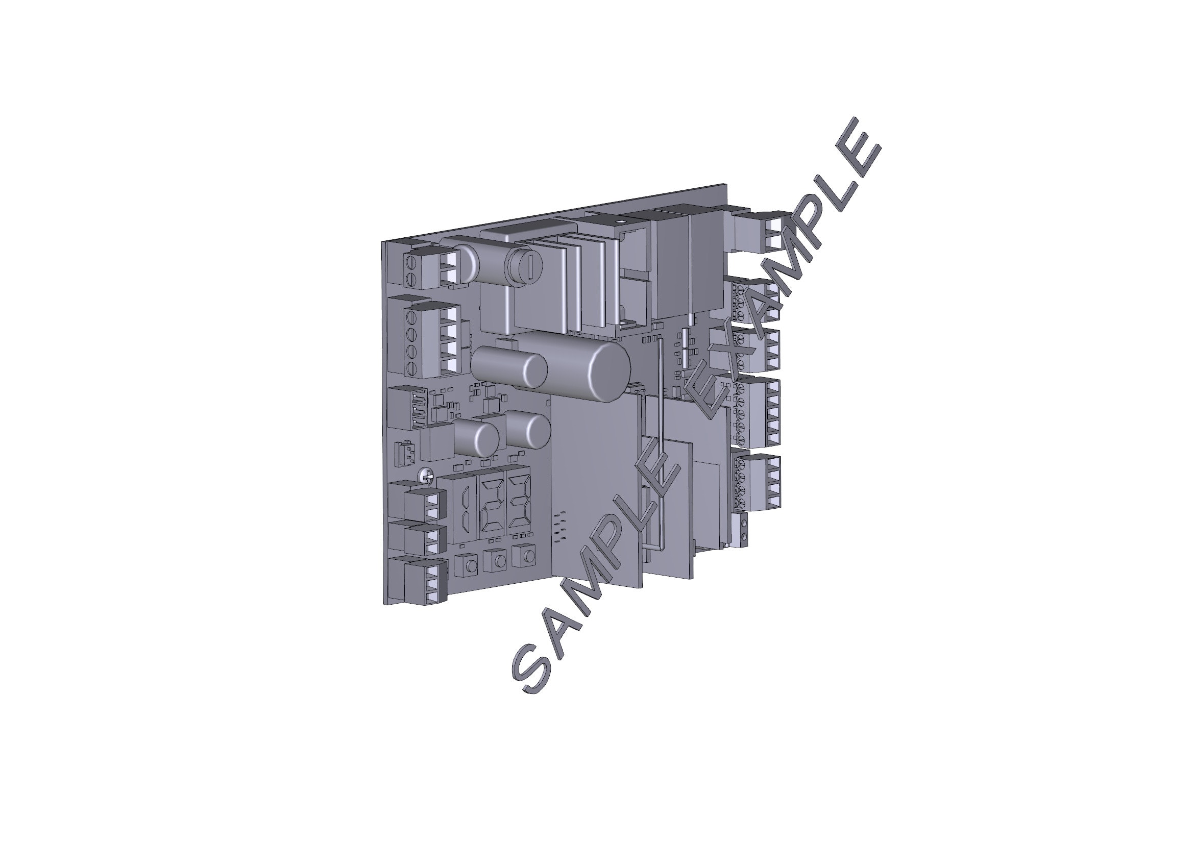 CAME - Scheda elettronica ante battenti encoder 230V ZM3ES.