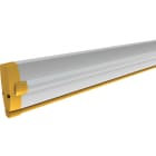 CAME - Asta in alluminio verniciato bianco, 90 x 35 mm, completa di profilo di copertura cava e gomma antiurto. Lunghezza: 3050 mm.