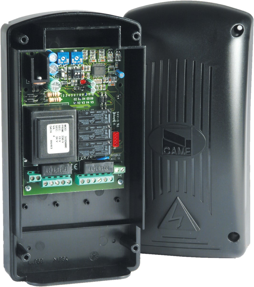 CAME - Quadro comando ZR24N a 230V AC con decodifica radio incorporata.