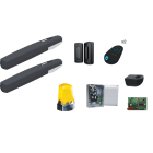 CAME - Kit pistone axi 2,5m 24v 2 mot - Lunghezza max anta 2,5m peso max anta 250 kg.