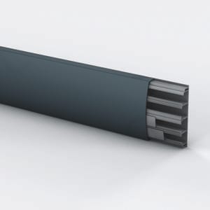 CANALPLAST - CAN.SIMMETRICO 120X29 ARDESIA 4 SCOMPART