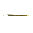 CANFOR UTENSILI - Testa flessibile in corda d'acciaio inox con asola tirante M4.