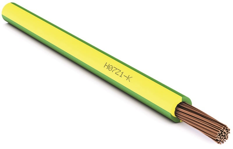CAVI FORN. GENERICO - Cavo giallo verde H07Z1-K 1x35mm² TriSecur in bobina.