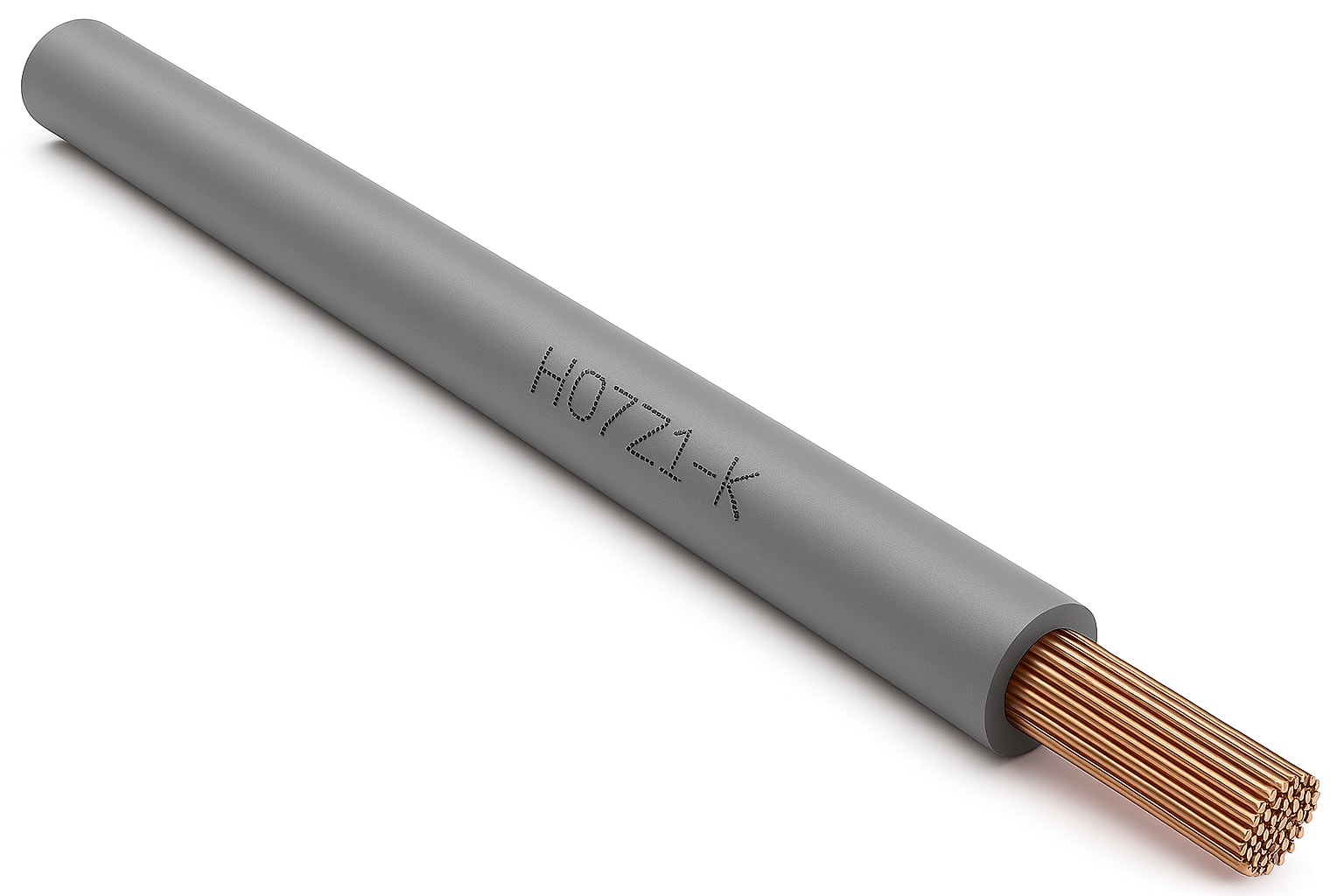 CAVI FORN. GENERICO - Cavo grigio H07Z1-K 1 x 6 mm² TriSecur in matassa.