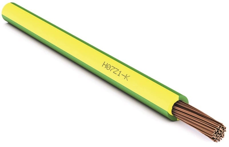 CAVI FORN. GENERICO - Cavo giallo verde H07Z1-K 1x50mm² tri-securo in bobina.