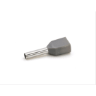 CEMBRE - TUBETTO DOPPIO SEZ.2X0,75MMQ P=10MM GRIGIO