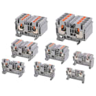 CEMBRE - MOR.X GUIDA DIN, PUSH-IN,SEZ.6MM2, GRIGIO