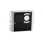 COMELIT - Serie Ikall - Modulo 0 pulsanti predisposto per unità audio/video, mascherina nera