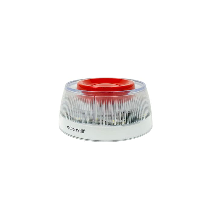 COMELIT - Sirena con lampeggiante indirizzata loop, isolatore integrato, EN54-3, EN 54-17, EN 54-23