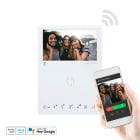 COMELIT - Serie Mini Wi-Fi - Videocitofono vivavoce Wi-Fi 4.3",  sistema Simplebus 2, app Comelit, riconoscimento facciale, Alexa/Google.