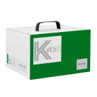 COMELIT - Kit base impianto audio/video Ikall, gruppo 4680C, 2 pulsanti, alimentatore 1595, miscelatore 4888C
