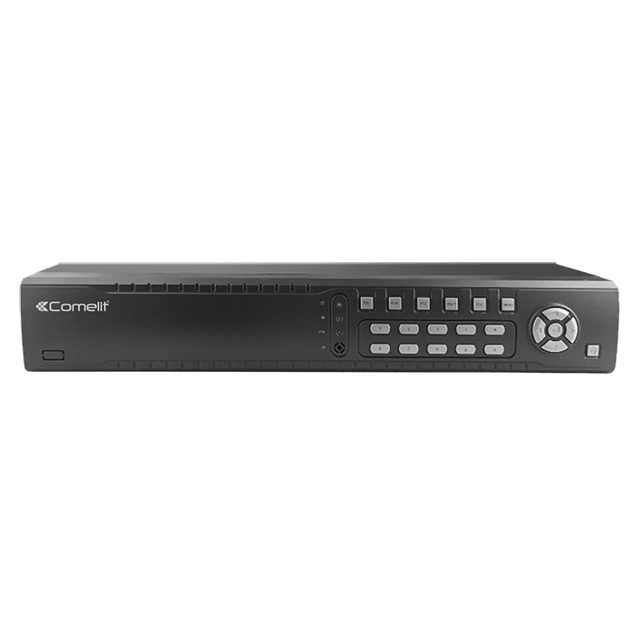 COMELIT - Videoregistratore digitale 4-Hybrid 32 ingressi HD, 480 IPS, compatibile ONVIF, HDD 2TB