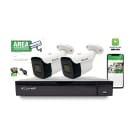 COMELIT - Serie Smart - Kit AHD 5MP 4 canali, DVR AHDVR004S02A + 2 telecamere AHBCAMS05FA + alimentatori + cartello videosorveglianza