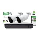 COMELIT - Serie Smart - Kit AHD, DVR AHDVR008S02 + 2 telecamere AHBCAMS02ZA + 2 alimentatori 43082 + accessori