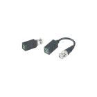 COMELIT - Kit ricetrasmettitore passivo AHD per cavo UTP, conversione segnale video AHD/TVI/CVI su CAT5, connettori BNC, terminali a vite, nero