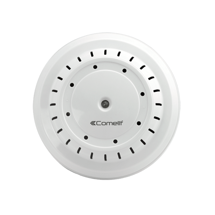 COMELIT - Sensore gas naturale/metano, 6% LEL, 12VDC, relè C/NC/NO, buzzer 85dB, norma GB15322-2003