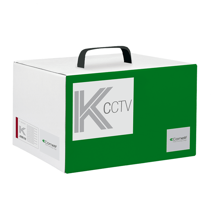 COMELIT - Kit IP Easy, NVR IPNVR045A + telecamera IPFE071A + accessorio 43082