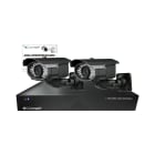 COMELIT - Kit IP, NVR IPNVR108DPOE + 2 telecamere IPCAM162B + cartello 43500