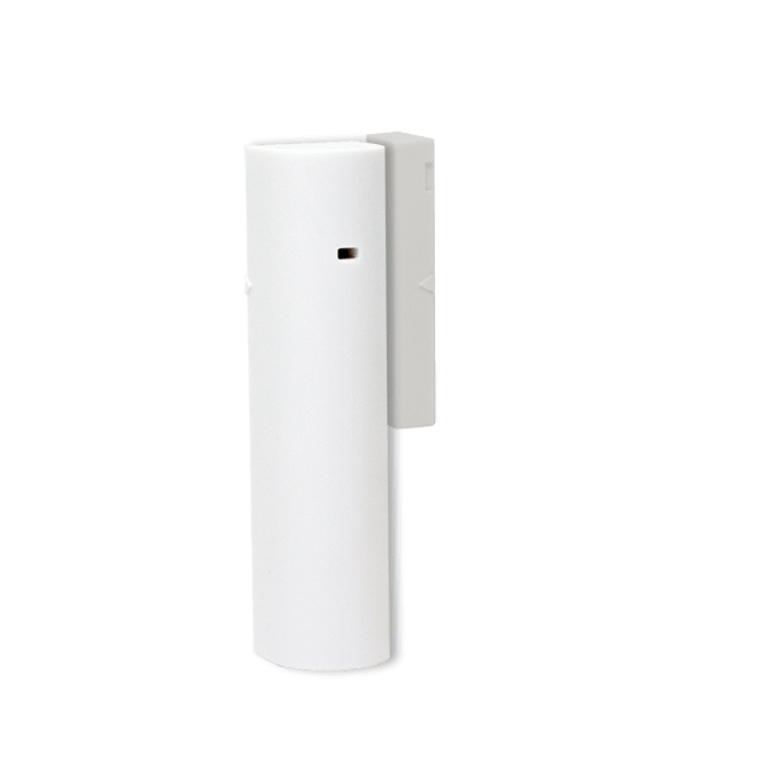 COMELIT - Contatto magnetico wireless 868MHz bianco, 2 ingressi aux (1 per tapparelle), doppia ampolla reed