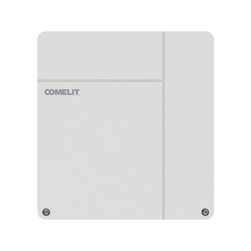 COMELIT - Serie Vedo - Centrale 8 zone esp. 68, box plastico, alim. 2.5A, 136 zone double, 8 aree, EN50131 grado 2