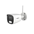 COMELIT - Serie Smart - Telecamera Wi-Fi bullet 5MP, ottica fissa 2.8mm, ColorUP, Light LED, dual light, microfono, incluso alimentatore 12VDC, IP66