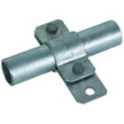DEHN - Collare per tubo con foro di collegamento D 11mm in Fe/tZn, D 21mm.
