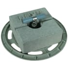 DEHN - Staffa portafilo per tetti con piastra base in cemento per conduttore HVI20-23 mm SET XTETTI.