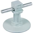 DEHN - Staffa portafilo per tetti DehnSnap H 36mm grigia con base adesiva D 67mm per Td 8mm x tetti.