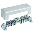 DEHN - Barra equipotenziale con coperchio 5x 2,5-25mm² 3x16-95mm² 1x Pt 30x4mm.