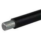 DEHN - Conduttore tondo 10/13mm Fe/tZn lunghezza matassa 50m +/-5% con rivestimento in materiale plastico nero.