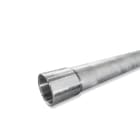 DKC EUROPE - Tubo in acciaio zincato con manicotto protetto, filettatura GAS 1" 1/2 UNI7683