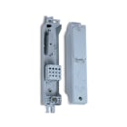 DKC EUROPE - Serie MVE - Morsettiera da incasso palo a doppio isolamento, 4 poli, 1 fusibile, feritoia 100x300 mm