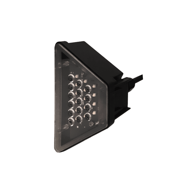 DKC EUROPE - Serie LSG - Segnalatore Guard Rail /Newjersey senso unico dx/sx, attacco c/staffa, 350cd , 12Vac