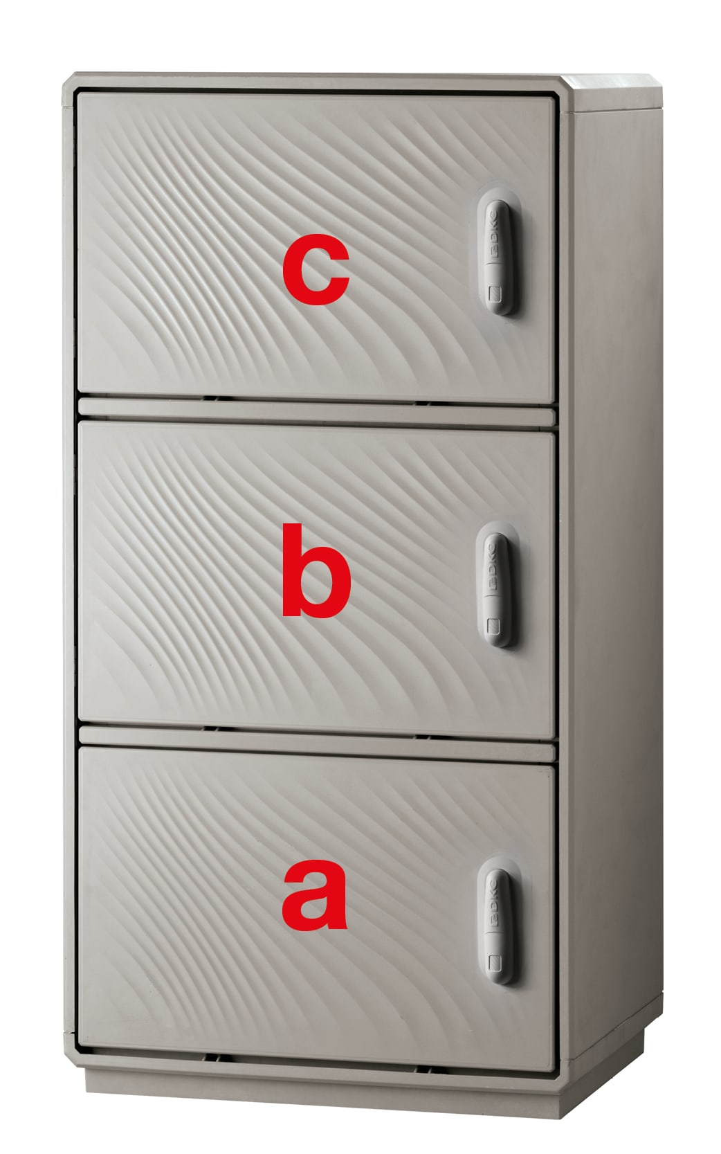 DKC EUROPE - Serie GRAFI 5 - Armadio in vetroresina, 3 vani, IP44, dimensioni 1120 x 580 x 460 mm (AxBxP)