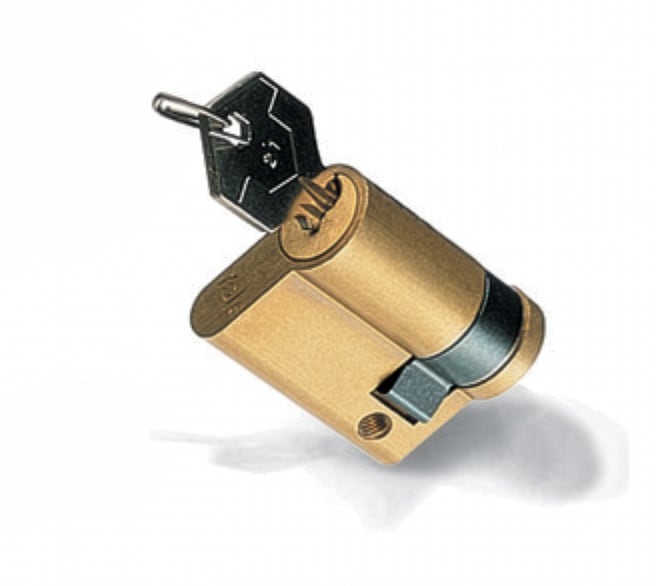 DKC EUROPE - Acc. per Serie GRAFI-CV - Cilindro DIN18252, cifratura Y21, per serrature serie SSCM, con 1 chiave