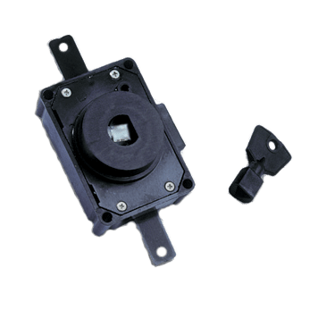 DKC EUROPE - Serie SCS - Serratura per sportelli serie TPV, corredata con chiave quadra 7 mm