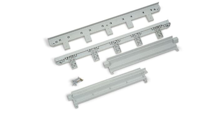 DKC EUROPE - Acc. Serie CVT-CVN - Montanti e cornice per supporto pann. armadi serie CV 546, vano alt. 570 mm