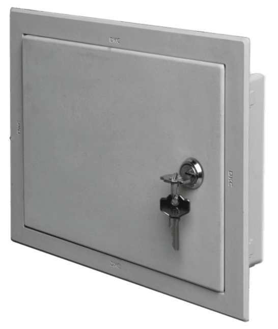 DKC EUROPE - Acc. Serie GRAFI - Sportello supplem. accesso vano app. c/anta battente, dim. 290x216x45 mm (BxAxP)