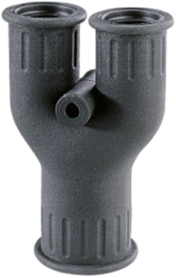 DKC EUROPE - Raccordo di distribuzione a Y in TPE, IP66, nero, AD18,5-18,5-18,5