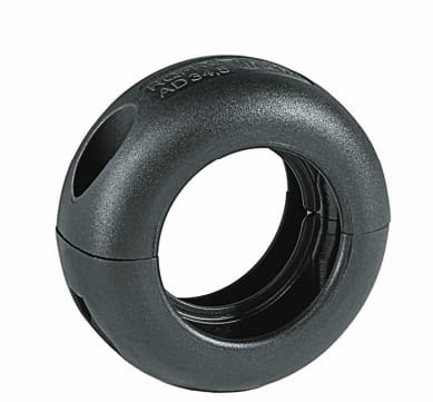 DKC EUROPE - Collare antiabrasione in poliammide, nero, AD54,5