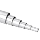 DKC EUROPE - Tubo rigido in acciaio zincato filettabile, misure 40 x 1,5 x 3000 mm