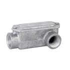 DKC EUROPE - Scatola di infilaggio in alluminio, 2 vie una a destra, filettatura GAS 1", IP65